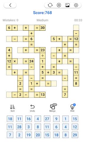 Math Number: Cross Math Puzzle ภาพหน้าจอ 1