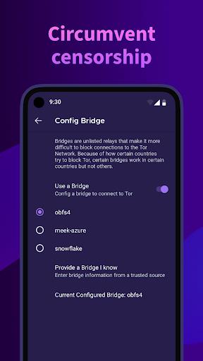 Tor Browser (Alpha) Tangkapan skrin 3