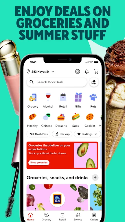 Schermata DoorDash 1
