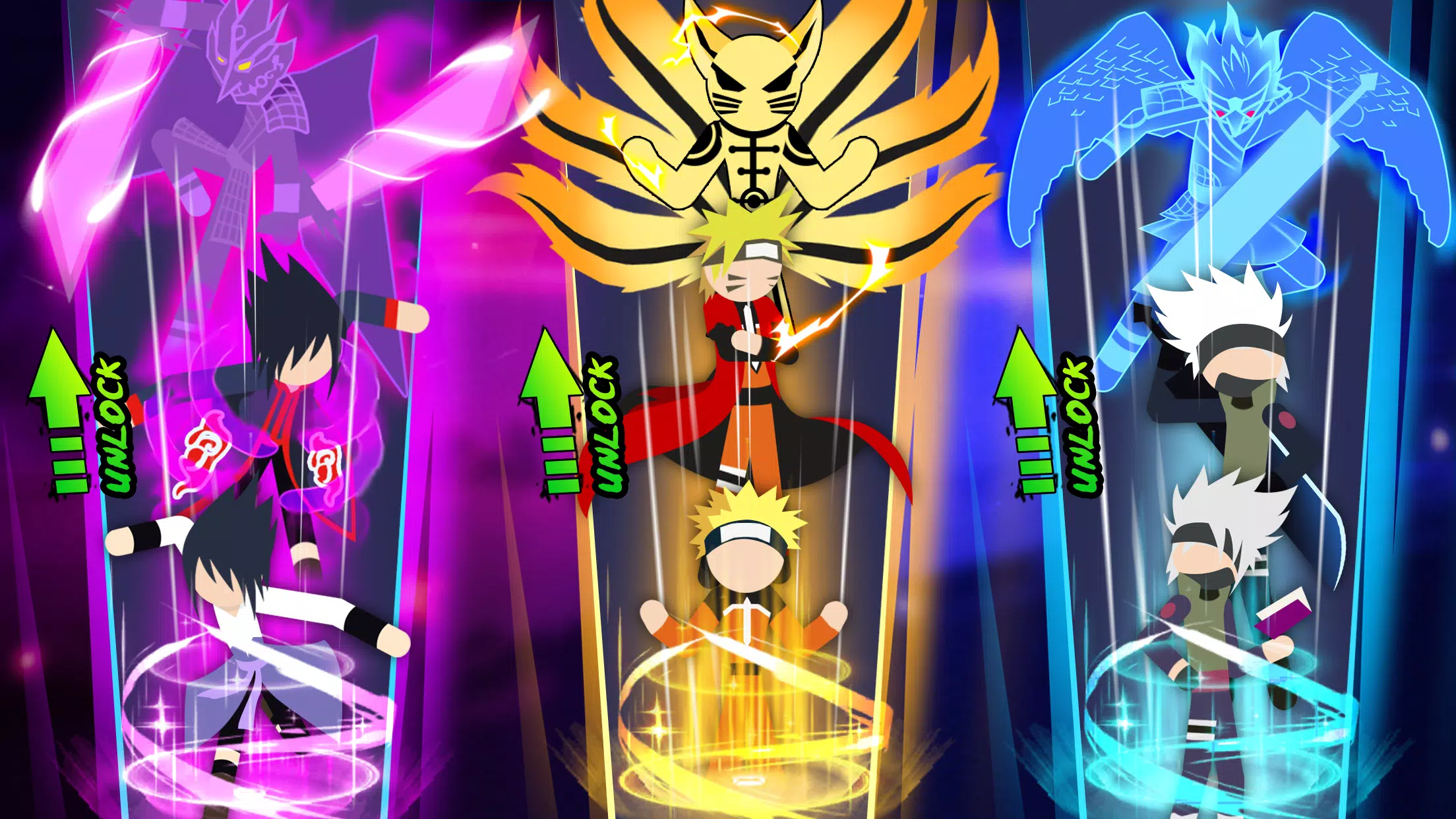 Stick Ninja - 3v3 Battle Tangkapan skrin 2