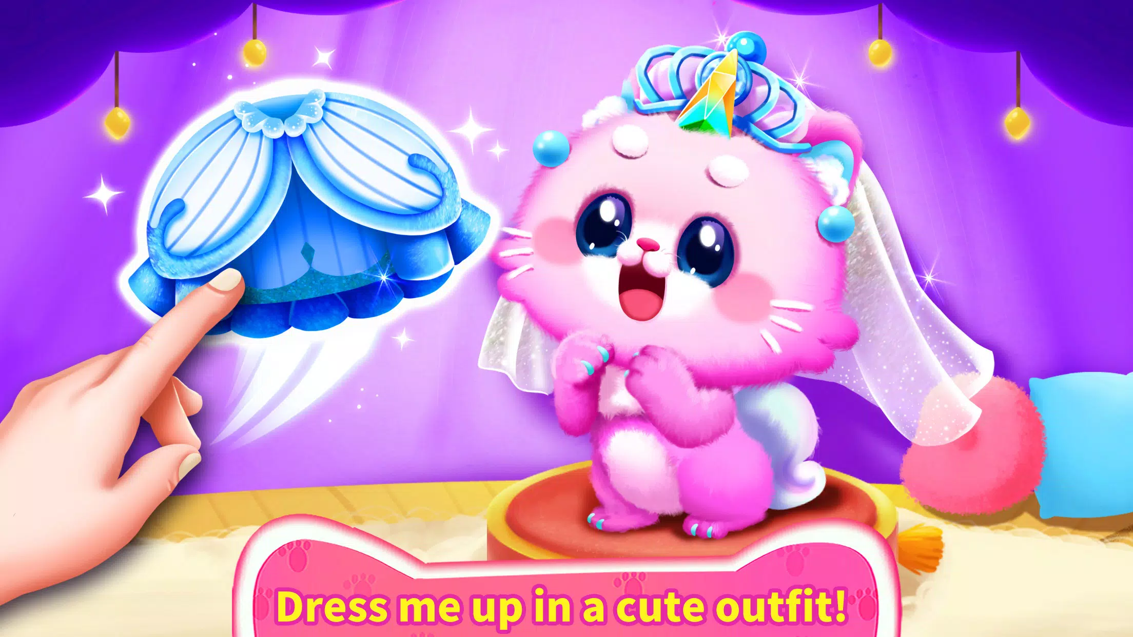 Little Panda's Cat Game ภาพหน้าจอ 2