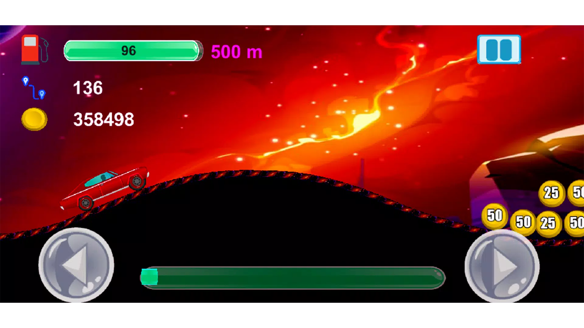 Hill Climb Car Race Adventure 螢幕截圖 3