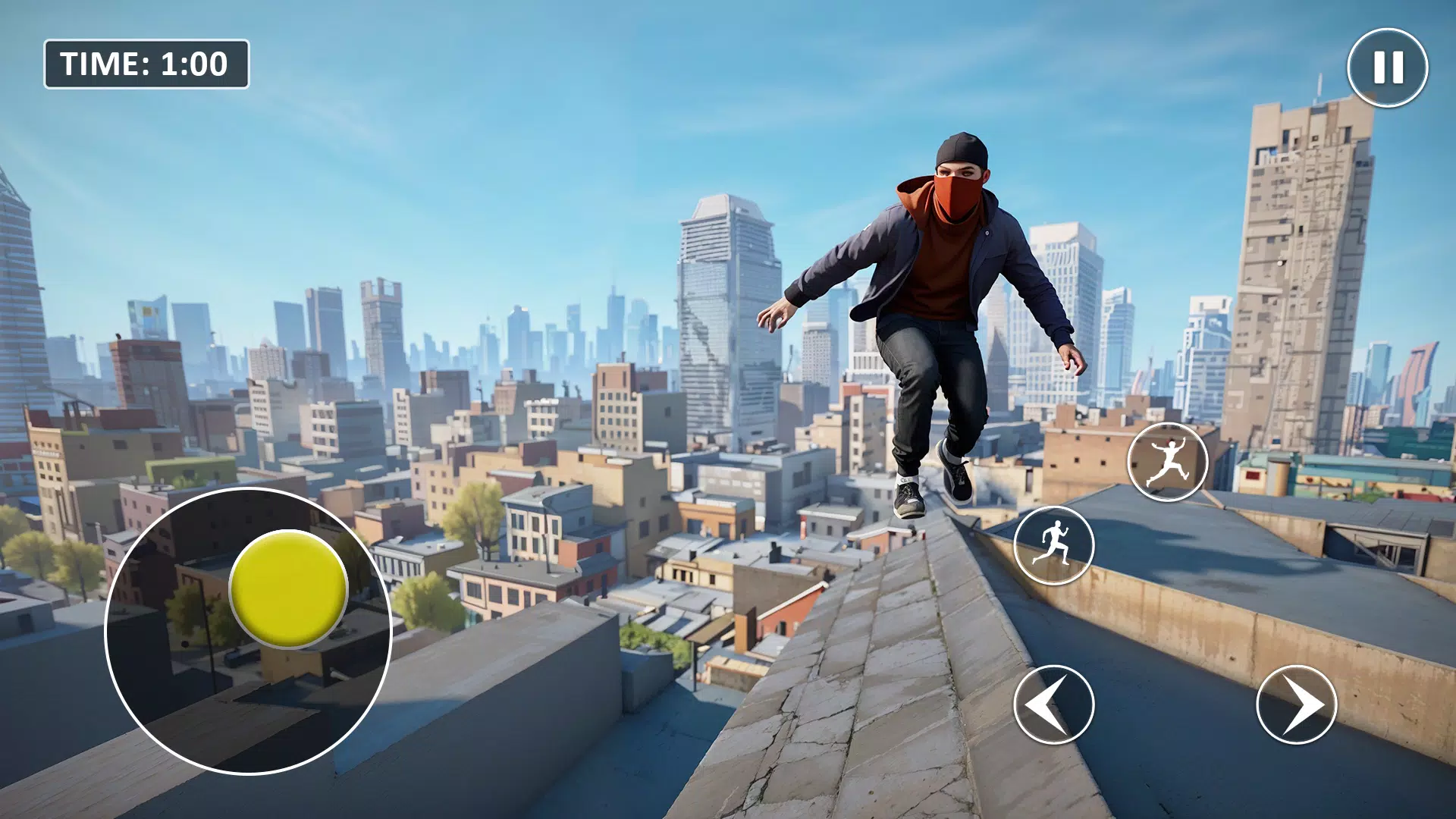 Go Up Rooftop Run Parkour Game应用截图第2张