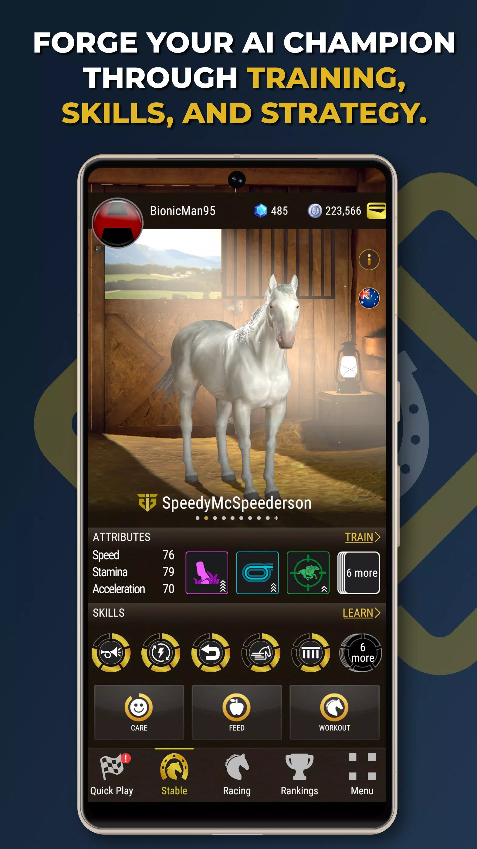 Owners Club - AI Horse Racing 螢幕截圖 1