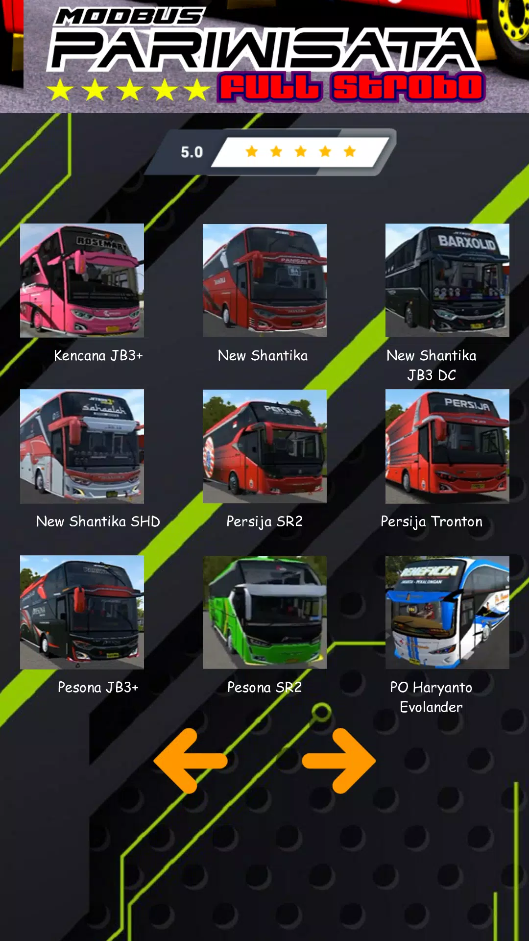 Mod Bus Pariwisata Full Strobo应用截图第2张
