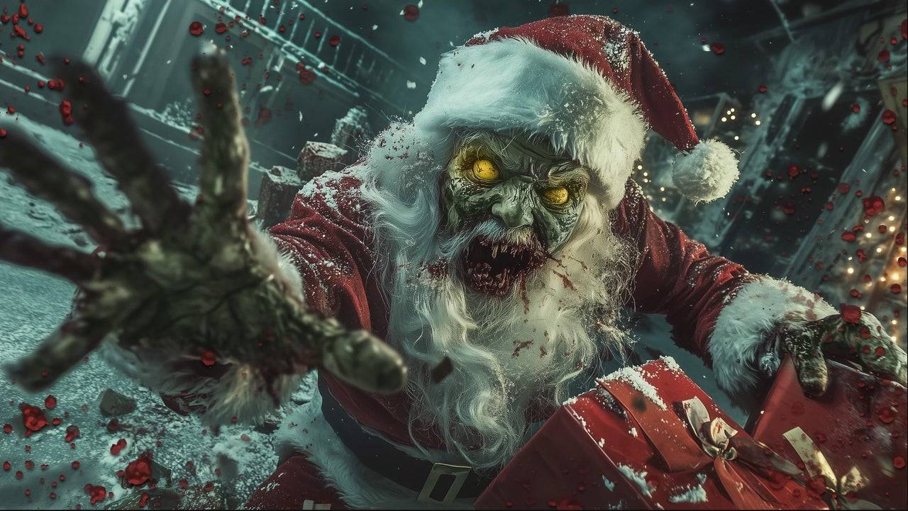 Écran de chargement «Necroclaus» de Black Ops 6. Crédit d'image: Activision Publishing.