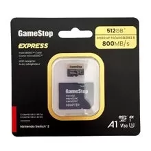 Switch 2 Tarjeta compatible de Gamestop 512GB Express Micro SD