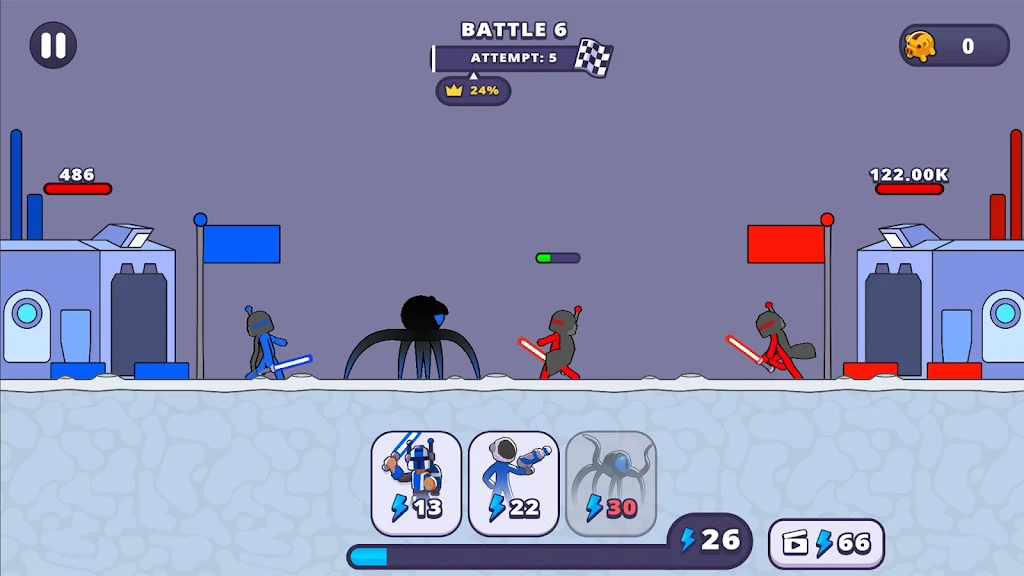 Stickman Fight: War of the Age 螢幕截圖 2
