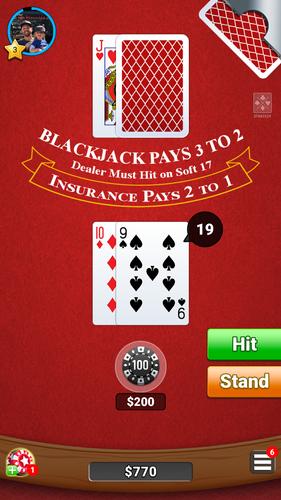 Blackjack 21 螢幕截圖 2