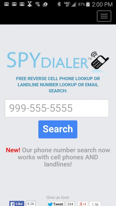 Spy Dialer Captura de pantalla 0
