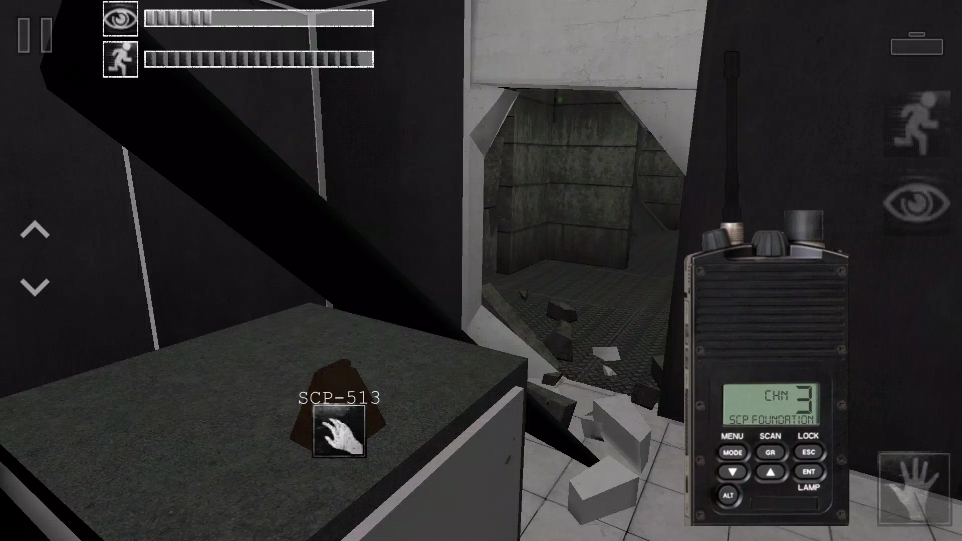 Schermata SCP Containment Breach Mobile 2