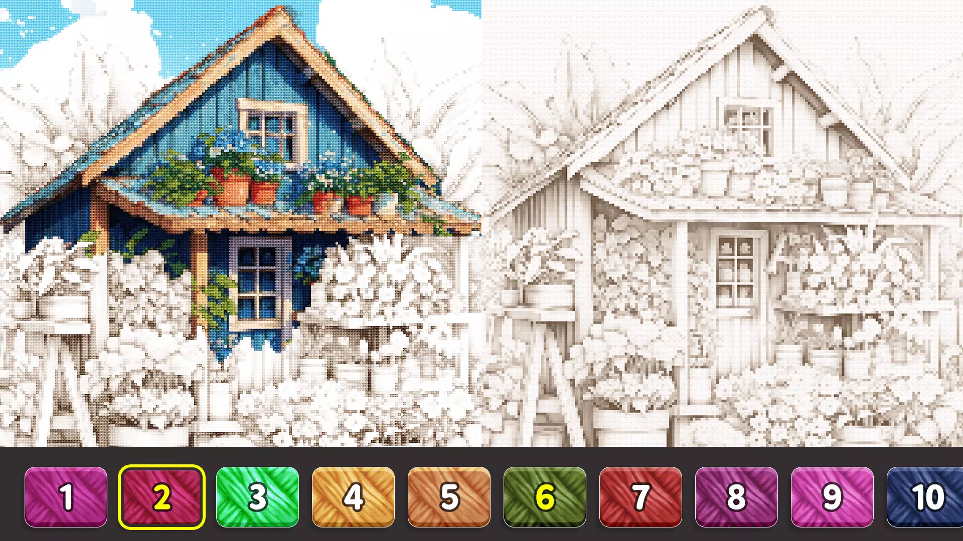 Cross Stitch: Color by Number 스크린샷 2