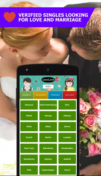 YoooLove Dating with auto-translation - Free chat 螢幕截圖 2