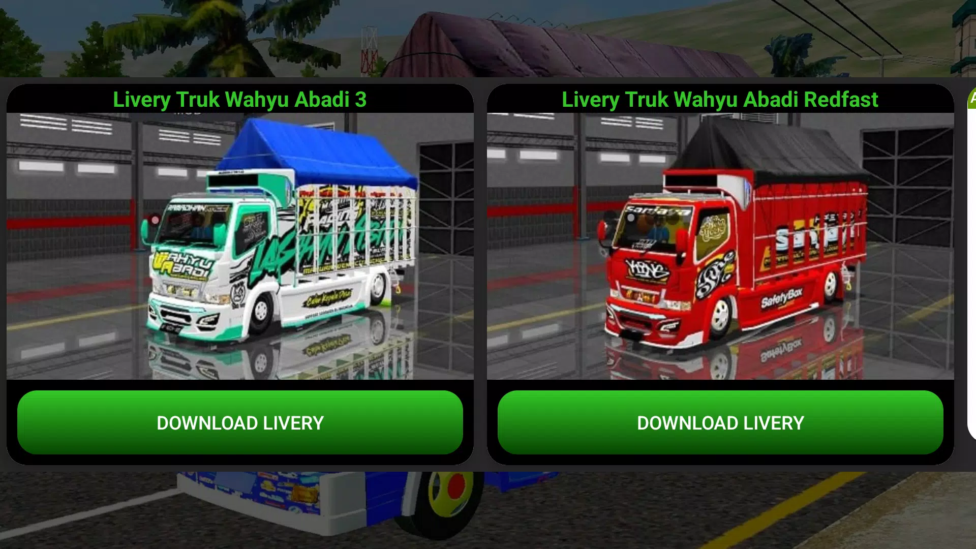 Mod Truck Wahyu Abadi Bussid 螢幕截圖 2