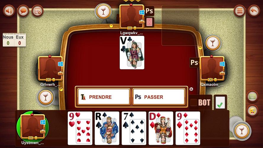 Coinche & Belote Capture d'écran 0