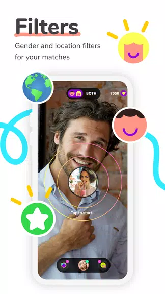 Peachat - Live Video Chat Tangkapan skrin 2