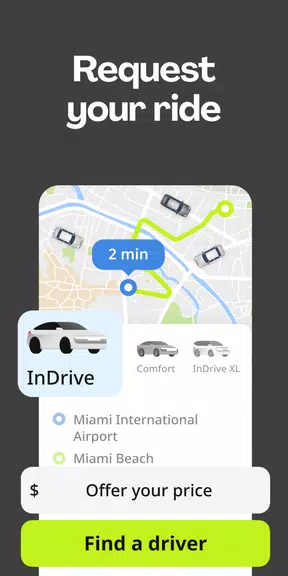 inDrive. Save on city rides ภาพหน้าจอ 1