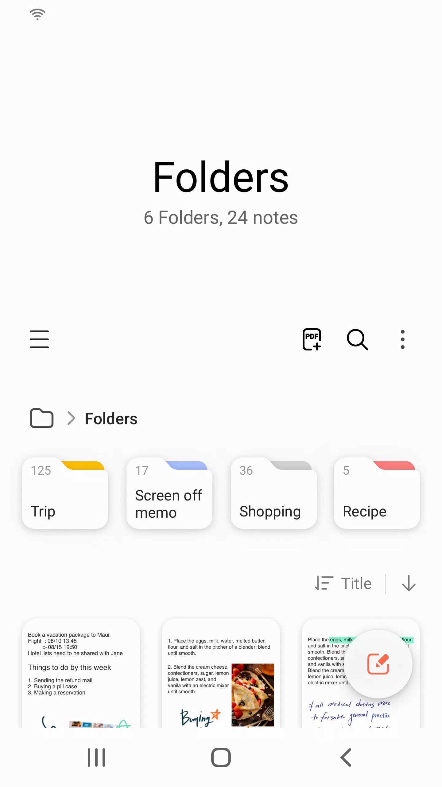 Samsung Notes Ekran Görüntüsü 0