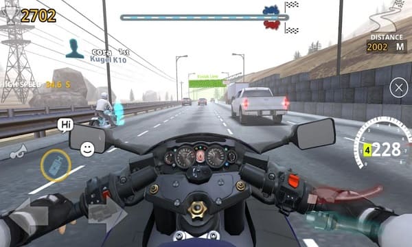 Racing Motorist: Bike Game Capture d'écran 2