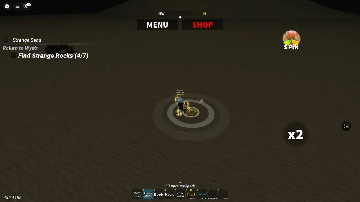Treasure hunting at Pyramids