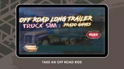 Offroad Long Trailer Truck Sim 螢幕截圖 0
