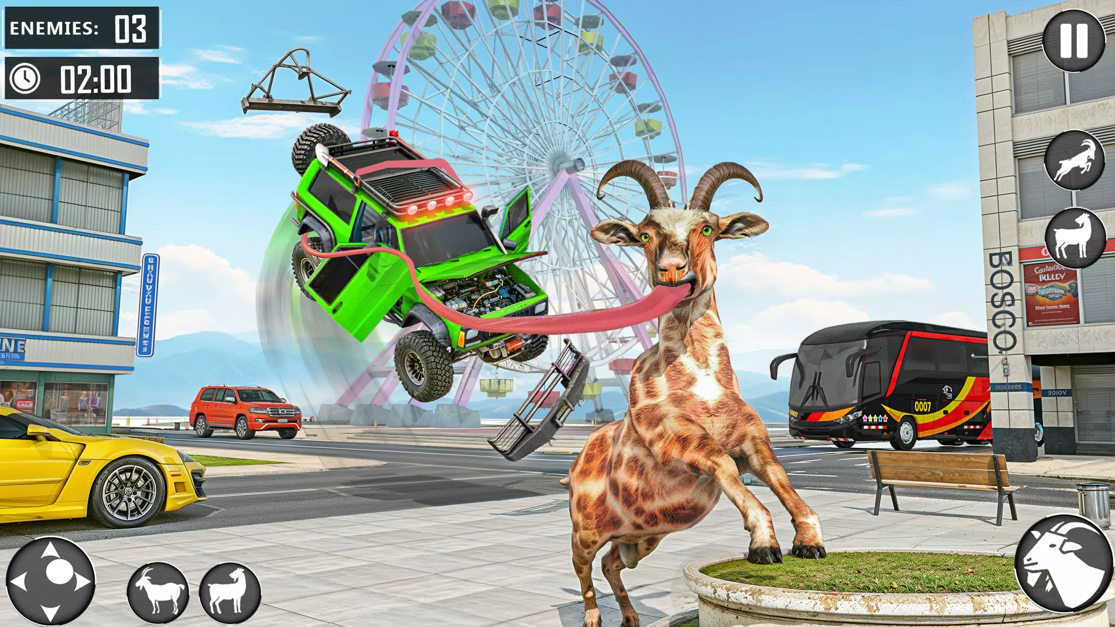 Angry Goat Fun Simulator Capture d'écran 0