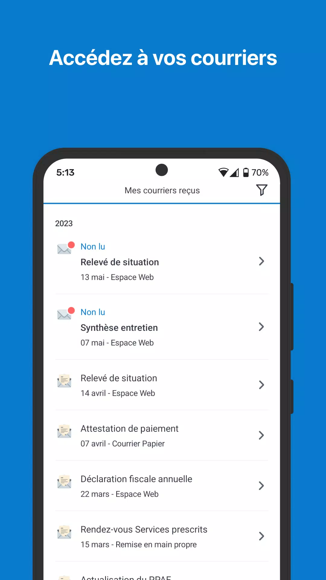 Mon Espace - France Travail Capture d'écran 3