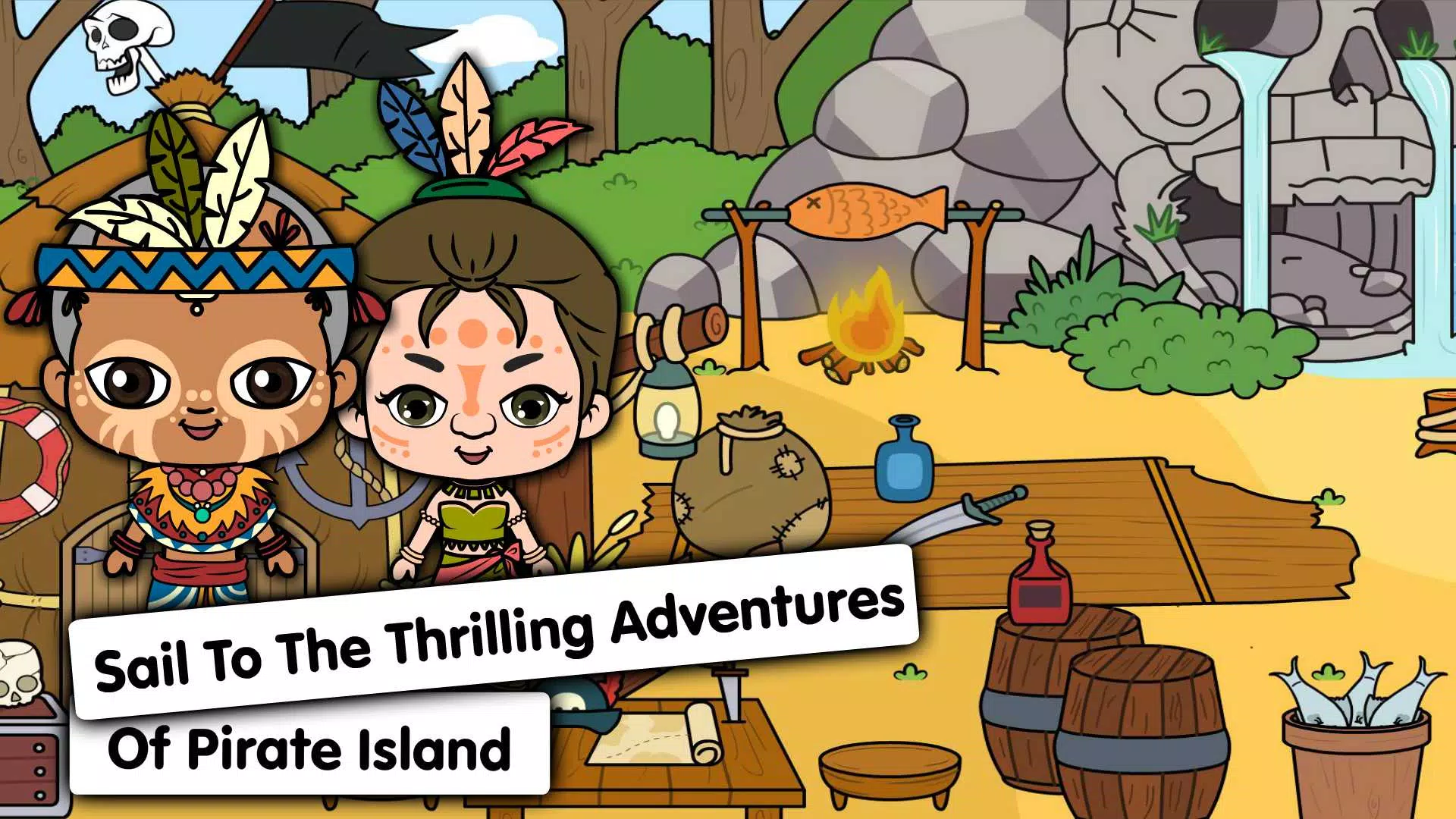 My Pirate Town: Treasure Games 螢幕截圖 0