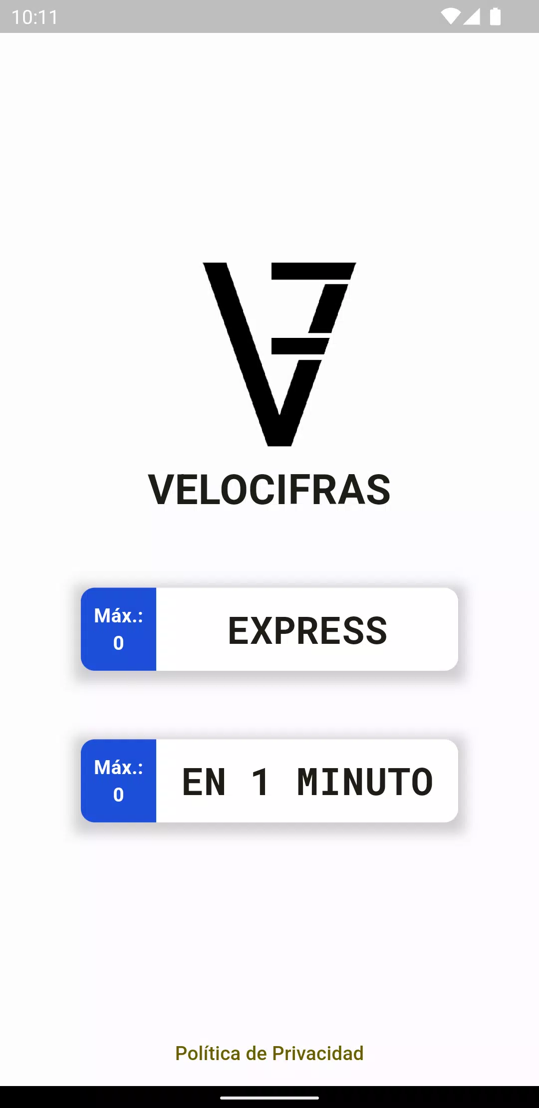 Velocifras - Juego Matrículas 螢幕截圖 0
