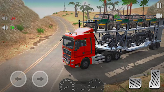 Truck Car Transport Trailer Скриншот 0
