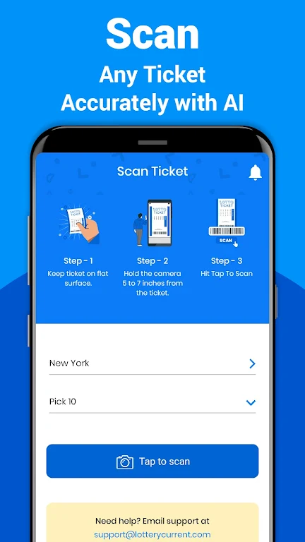 Lottery Ticket Scanner स्क्रीनशॉट 1