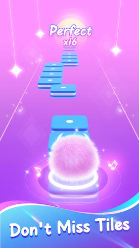 Fluffy Ball: Music Hop Game 螢幕截圖 1