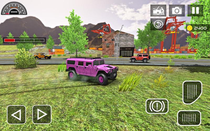 6x6 Truck Offroad Driving Sim Tangkapan skrin 3