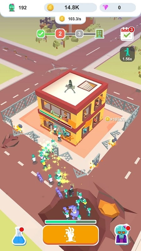 Idle Zombie Army スクリーンショット 1