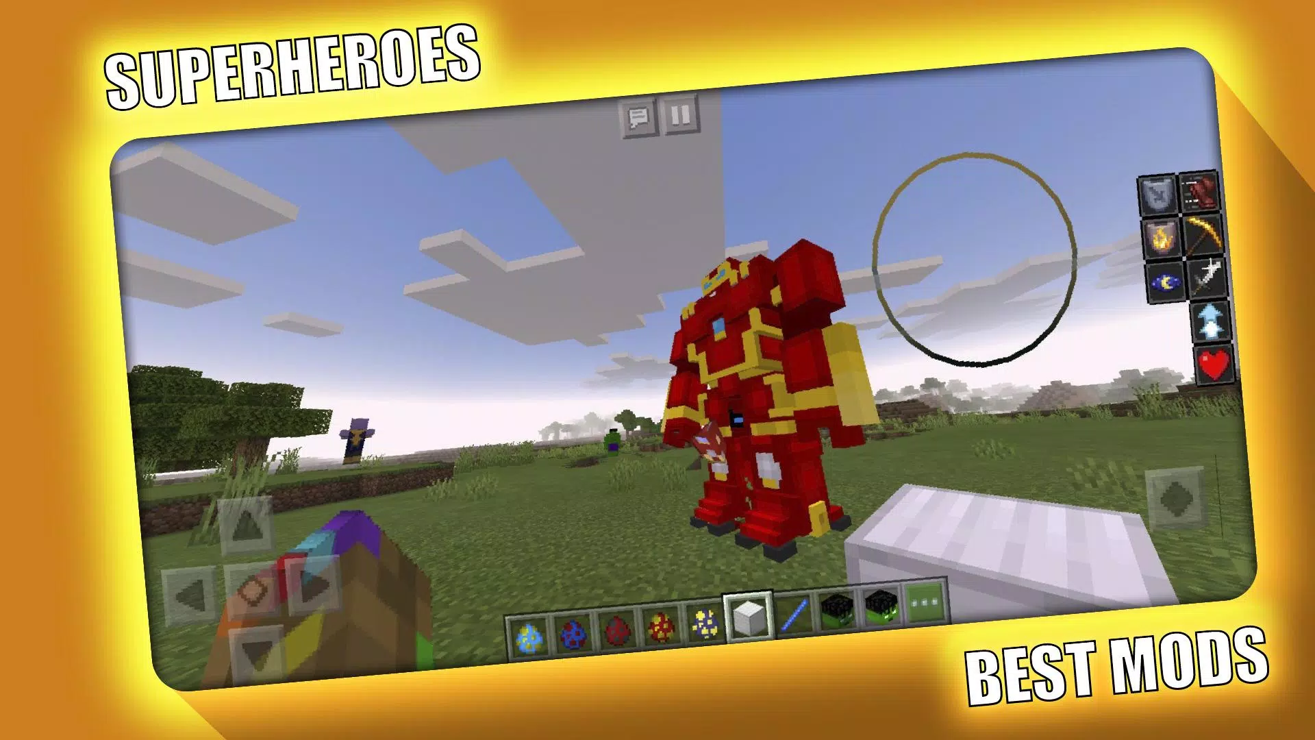 Superheroes Mod for Minecraft  スクリーンショット 0