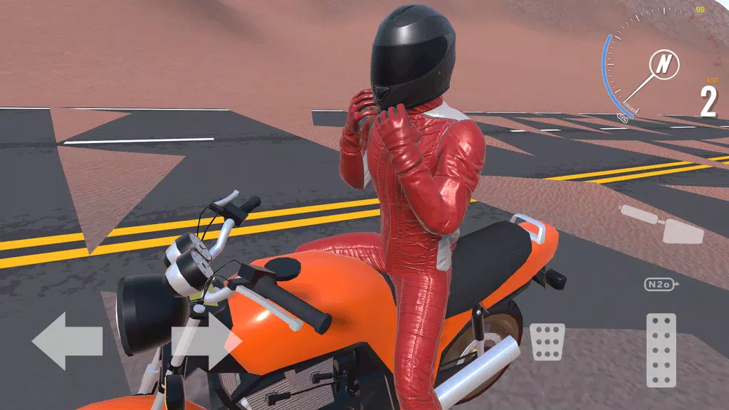 Schermata Real Moto Bike Race Simulator 2