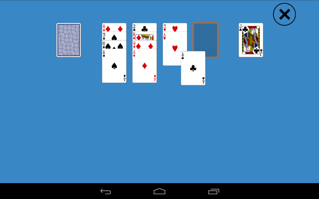 Classic Aces Up Solitaire 螢幕截圖 2