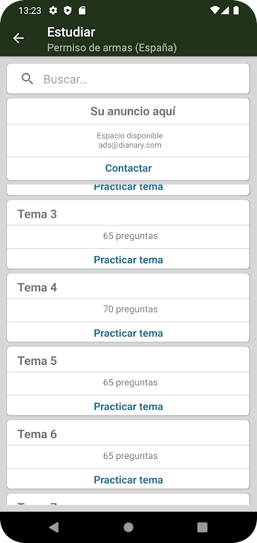 ExamenesCazador.com Schermafbeelding 1