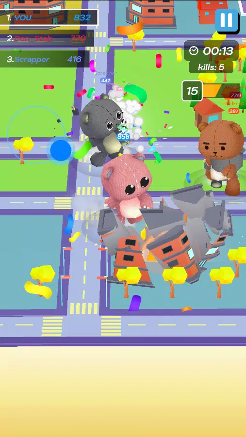 Crazy Monster City 螢幕截圖 1