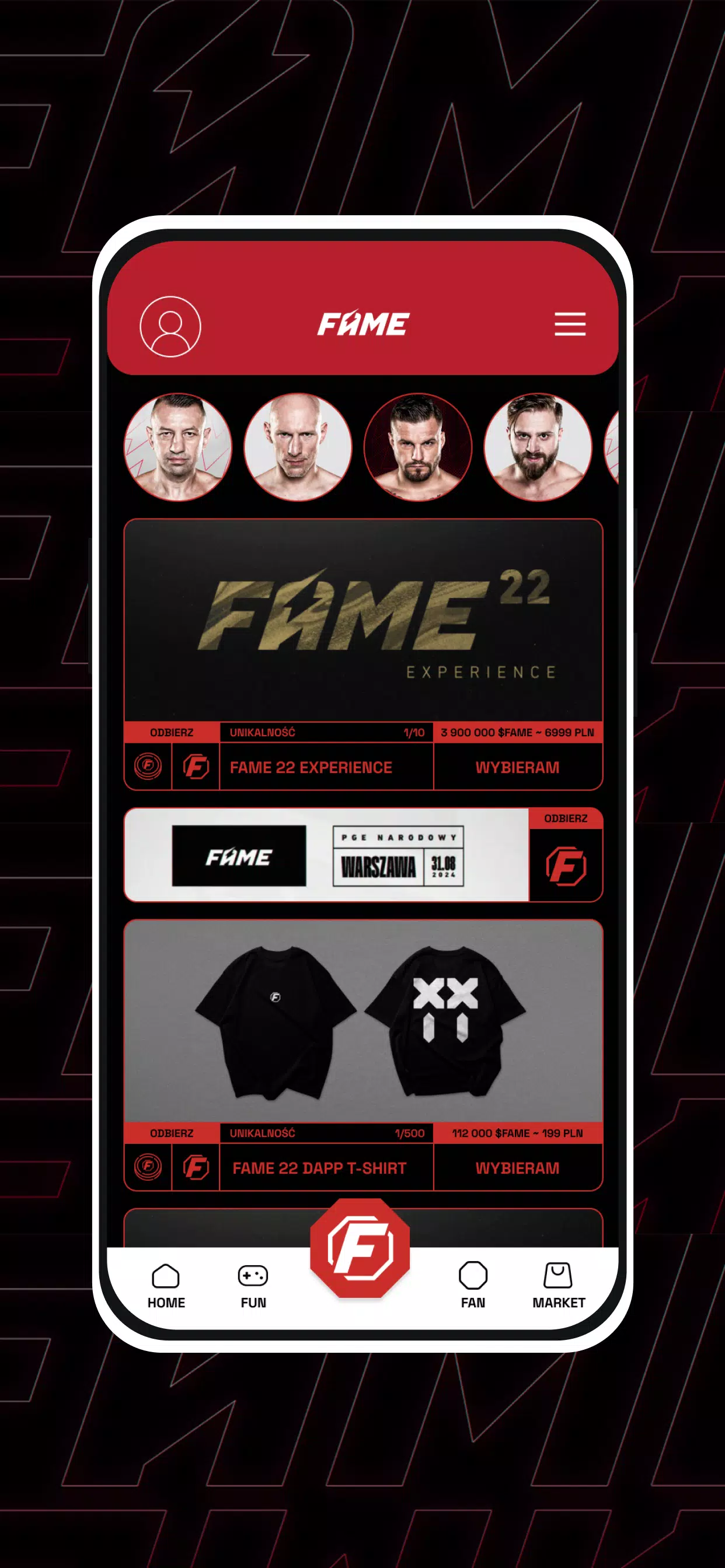 FAME MMA APP Capture d'écran 0