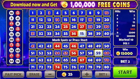 Schermata Keno Prime - Super 3X Payout 0