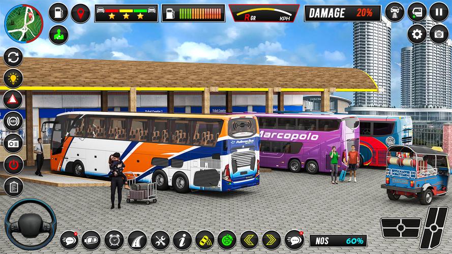US Bus Simulator Driving Game 螢幕截圖 3