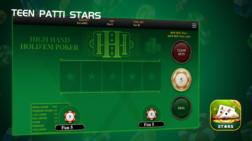 Teen Patti Stars Captura de tela 3