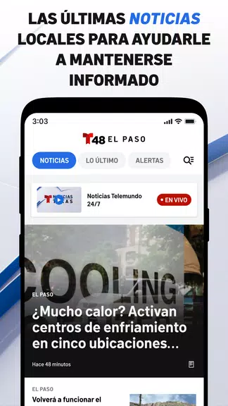 Telemundo 48 El Paso: Noticias Capture d'écran 0