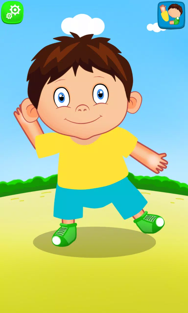 Body parts anatomy for kids Zrzut ekranu 1
