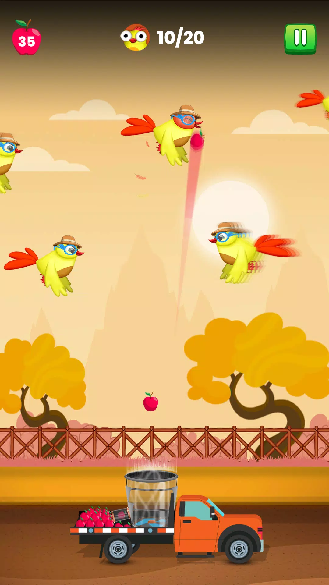 Hungry Birds Food: Bird Game 螢幕截圖 2