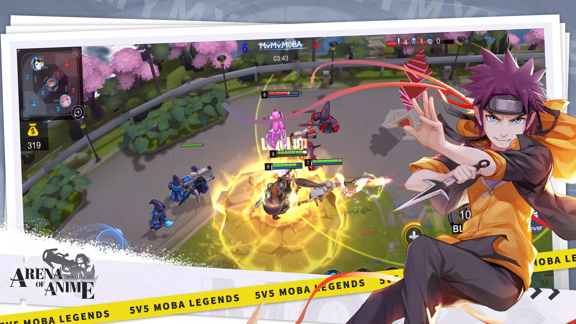 Arena of Anime: MOBA Legends স্ক্রিনশট 3