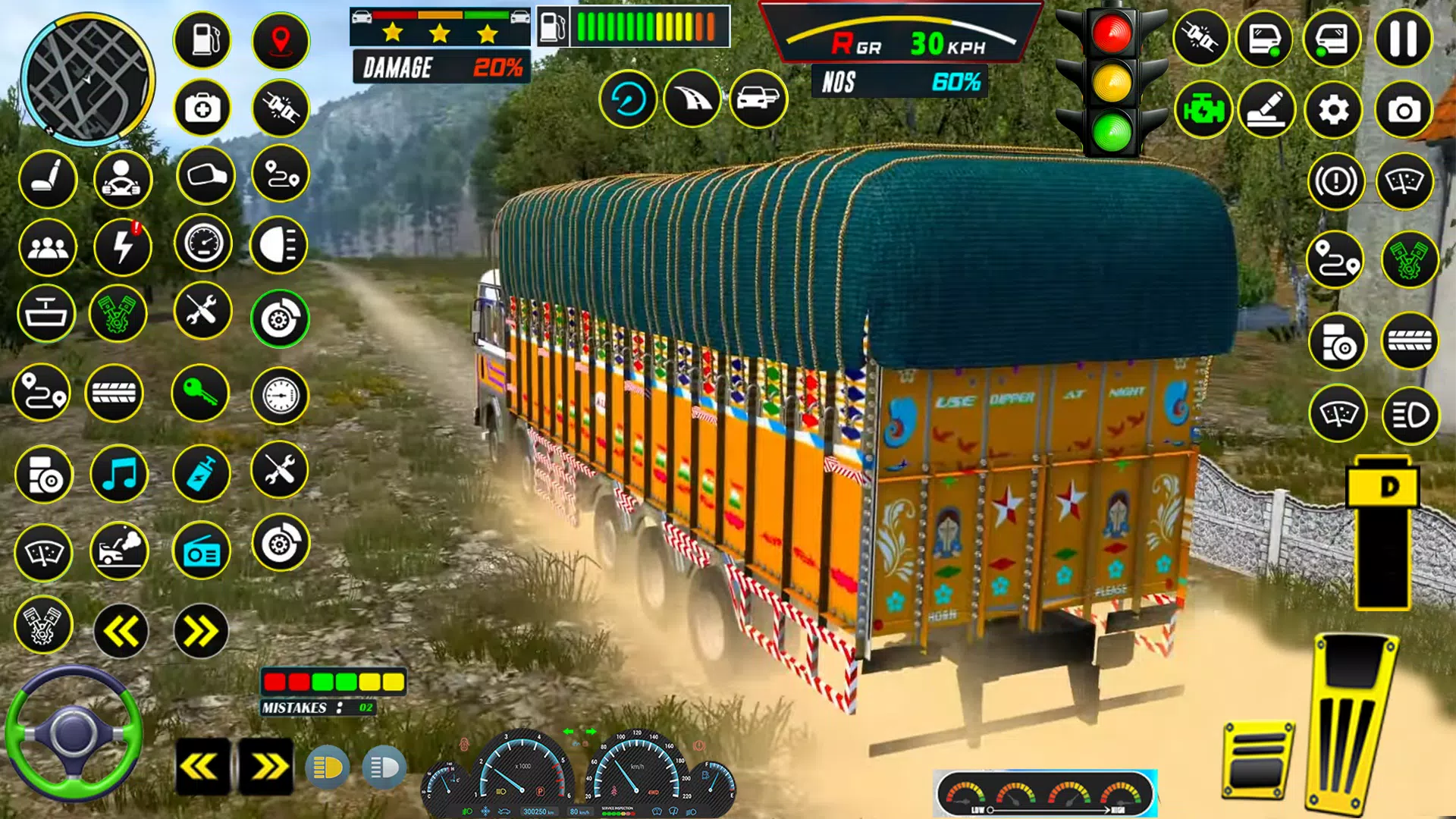 Indian Larry Truck Driving 3D Tangkapan skrin 2