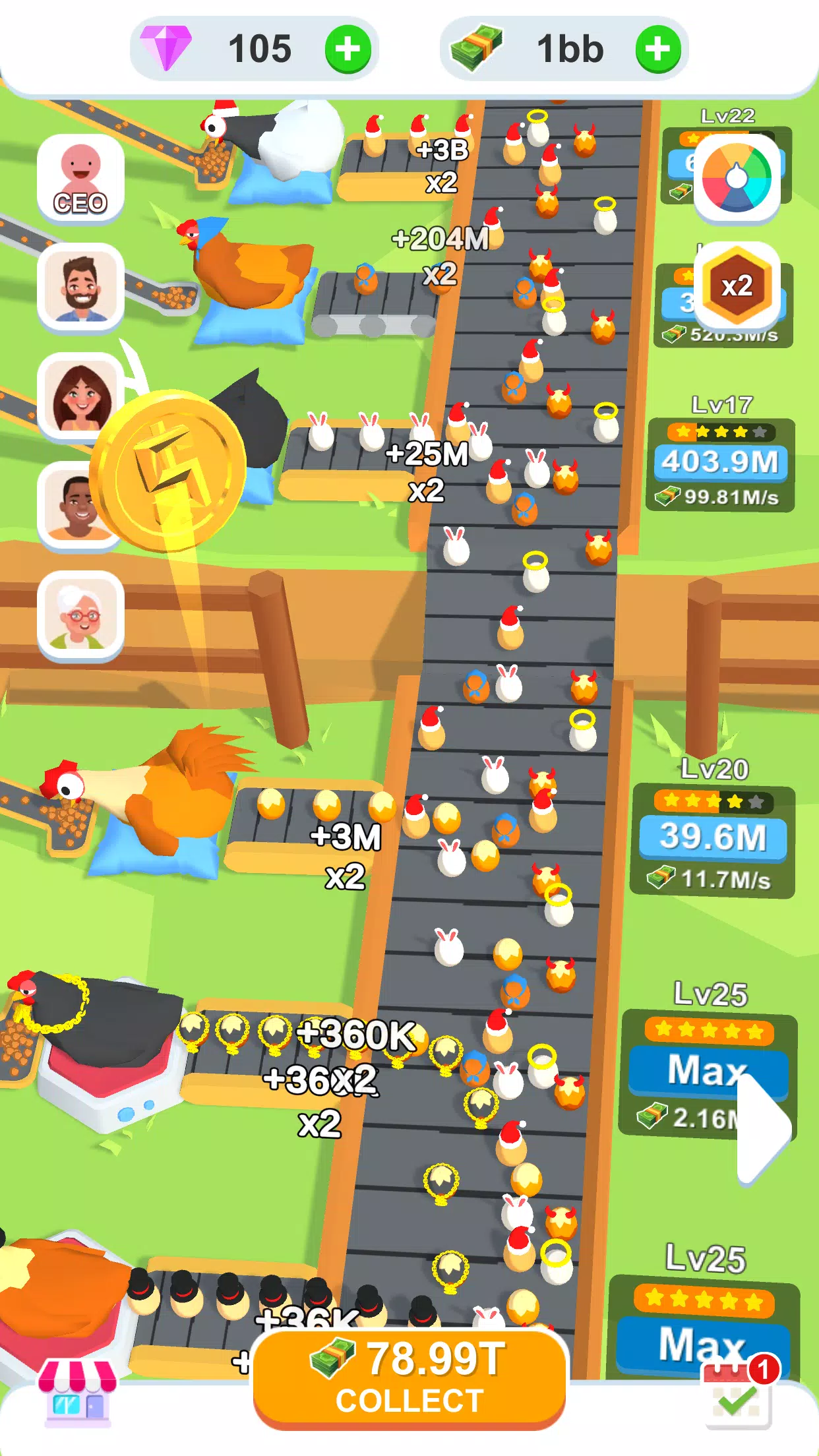 Idle Egg Factory Capture d'écran 2