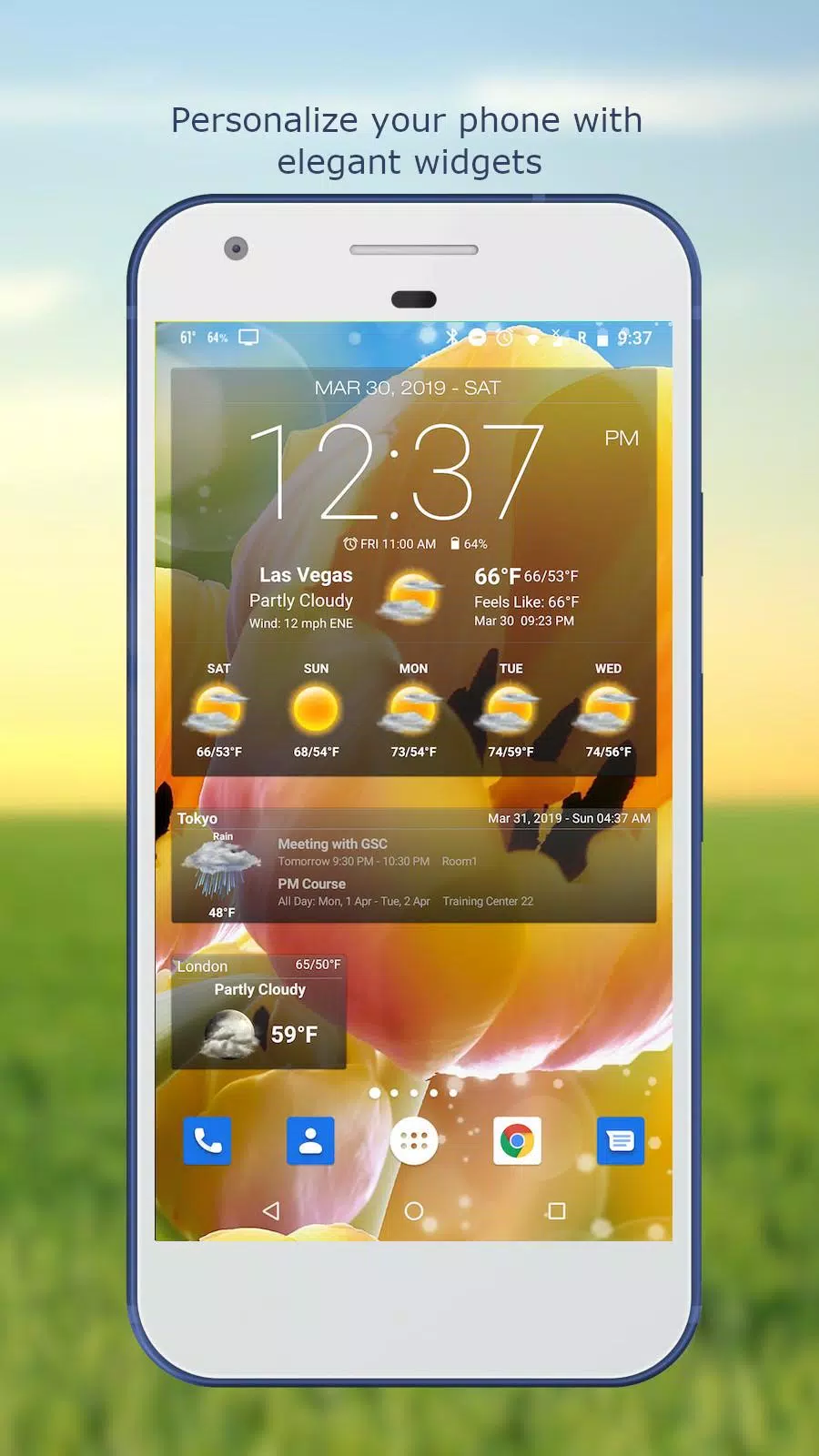 Weather & Clock Widget应用截图第0张